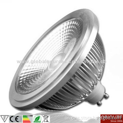 AR111 LED Spotlight, 15W/85-245V AC, Lifud Power/Bridgelux Chip/COB LED, AR111 Base, 3-year Warranty